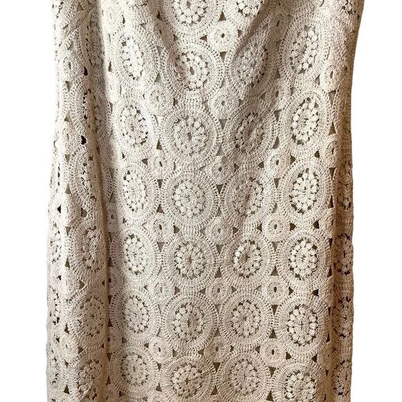 Donna Karan New York Boat Neck Lace Sleeveless Shift Dress Women's Size 16 - Picture 7 of 16